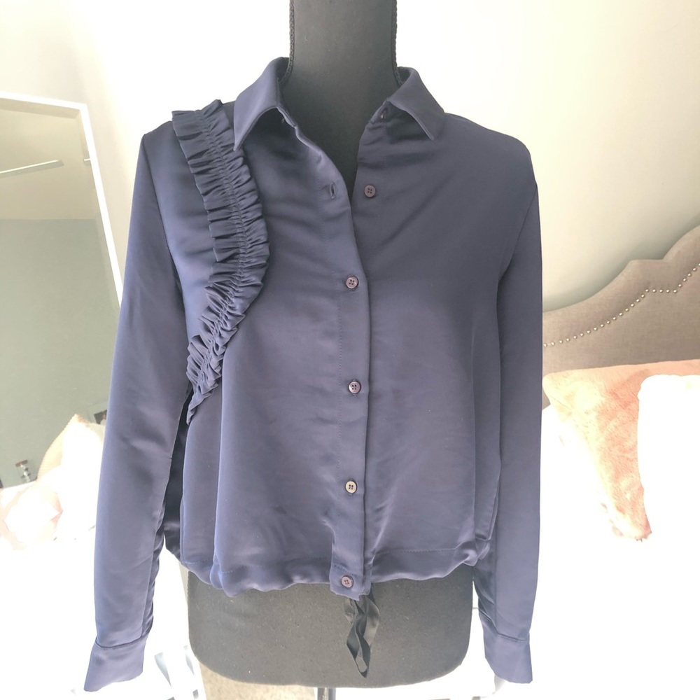 Navy Blouse